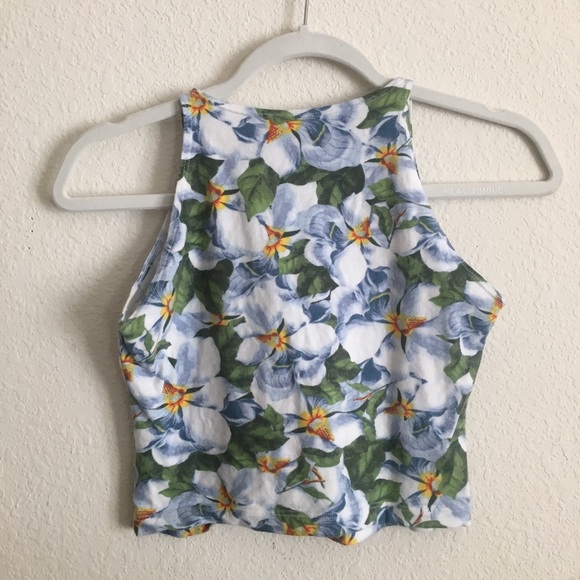 ❌SOLD IN A BUNDLE❌ American Apparel Floral Top - Picture 3 of 4